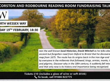 The North Wessex Way Fundraising Talk at Corston & Rodbourne Reading Room